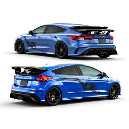 a high-performance AWD hatchback coupe inspired by the 2018 Ford Focus RS