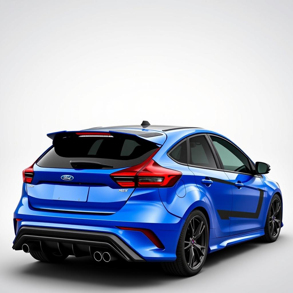 a powerful AWD hatchback coupe with a design heavily inspired by the 2018 Ford Focus RS