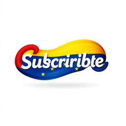 An inviting and symbolic image depicting the phrase "Subscribe" artistically intertwined with the Venezuelan flag