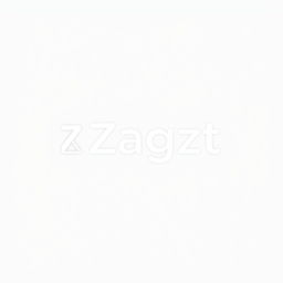 A sleek and contemporary logo featuring the word 'Zagzt' in a minimalist, sans-serif font