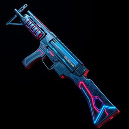 A highly detailed and visually appealing AK-47 skin for CS2, featuring an intricate design with vibrant colors and futuristic patterns that enhance the weapon's appearance