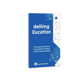 A book cover design featuring the theme "Modeling in Education: The Brazilian Education System, Evaluation, Metrics, and Learning Parameters