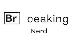 The word 'Breaking' where 'BR' is styled like a chemical element from the periodic table within a square, and the remaining letters 'eaking' appear immediately after in a standard text style and slightly smaller font