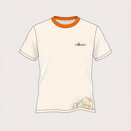 Create a fashionable t-shirt design featuring the Liputan6