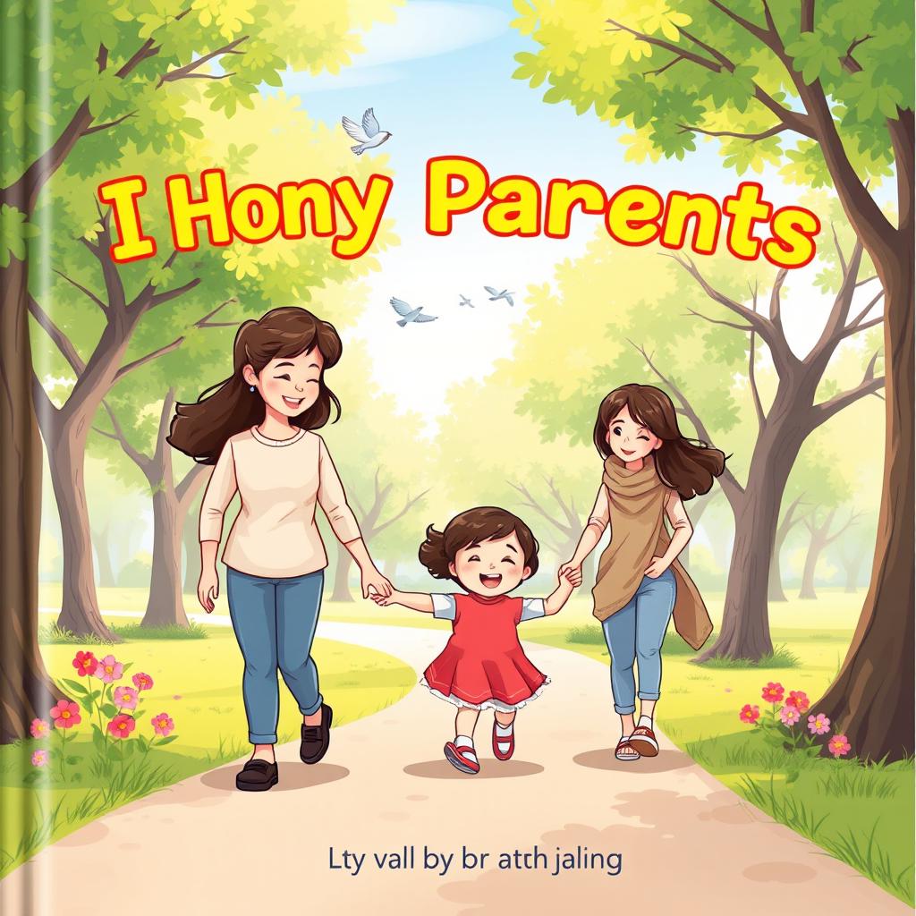 Cover illustration for a children's book titled "I Honor My Parents"