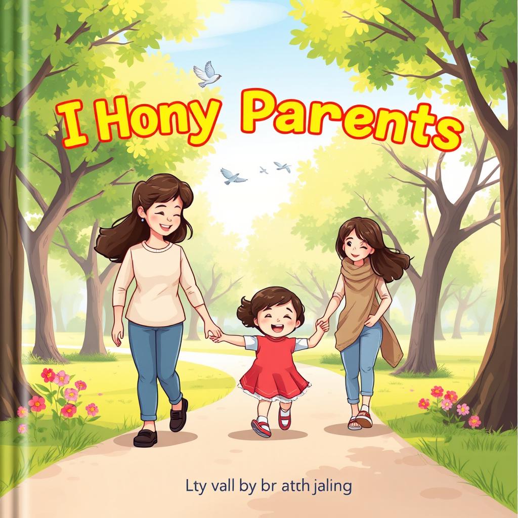 Cover illustration for a children's book titled "I Honor My Parents"