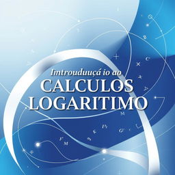 A beautifully designed cover for a textbook titled 'Introdução aos Cálculos Logaritmo'