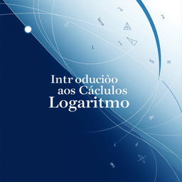 A beautifully designed cover for a textbook titled 'Introdução aos Cálculos Logaritmo'