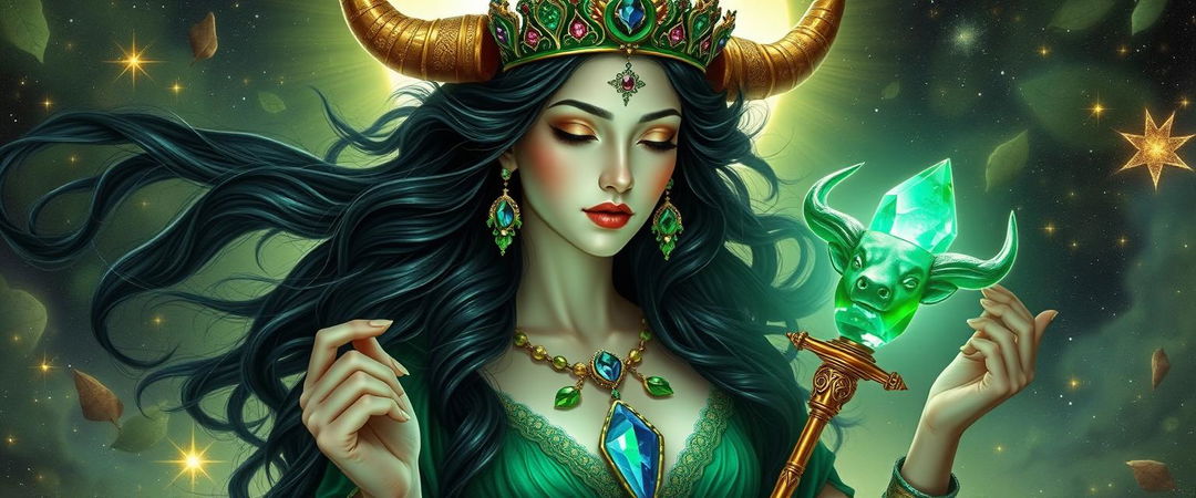 The Taurus Goddess is a vision of ethereal grace