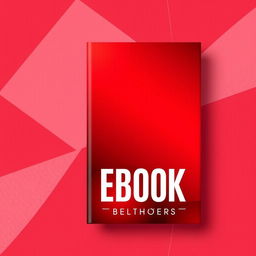 Ebook cover with a striking red theme, featuring bold typography for the title