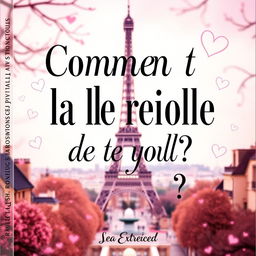 A captivating book cover featuring the title "Comment la rendre folle de vous ?" in an elegant, bold font