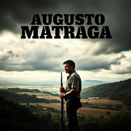 A dramatic and atmospheric movie poster for "Augusto Matraga