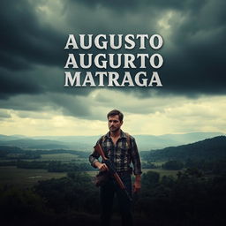 A dramatic and atmospheric movie poster for "Augusto Matraga