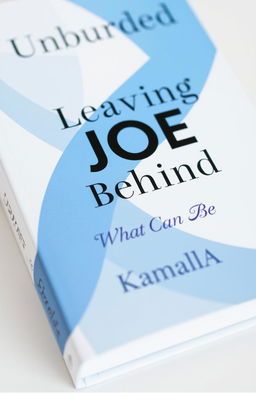 A close-up of a political book with the title 'Unburdened by Leaving Joe Behind' prominently displayed