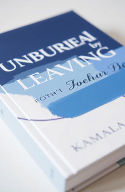 A close-up of a political book with the title 'Unburdened by Leaving Joe Behind' prominently displayed