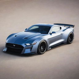 A unique blend of an iconic Ford Mustang with the aerodynamic force and power of a Devel Sixteen, producing a thrilling supercar concept