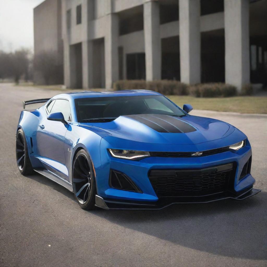 A spectacular blend of a robust Chevrolet Camaro with the extreme power and sleek design of a Devel Sixteen