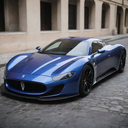 Imagine a unique supercar combining the sophisticated aesthetics of a Maserati with the aggressive design and raw power of a Devel Sixteen