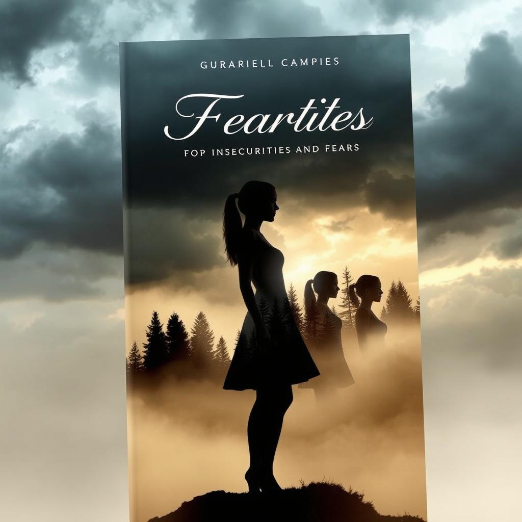 A book cover depicting the theme of insecurities and fears, focusing on a woman's personal transformation