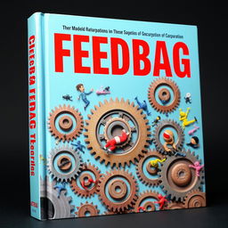 A visually striking book cover titled "Feedbag" in bold red letters