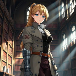 Create an original female character set in the world of Fullmetal Alchemist