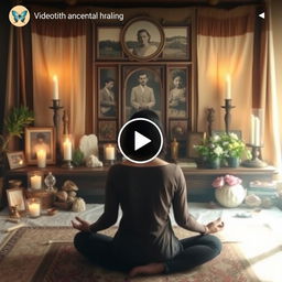 A visually impactful thumbnail for a video about ancestral healing