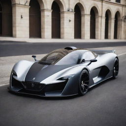 A blend of the sleek design of a Peugeot sports car with the extreme power and aesthetics of a Devel Sixteen