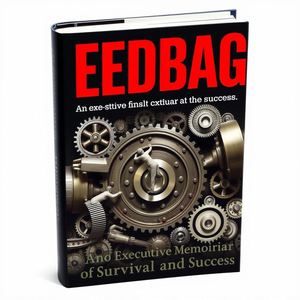 A compelling book cover featuring the title "Feedbag" in bold, striking red letters