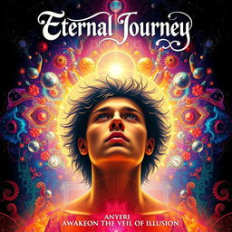 Movie poster for a psychedelic film titled "Eternal Journey"