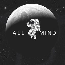 A black and white astronaut in a realistic style, floating in space surrounded by a galaxy filled with numerous stars