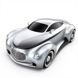 A concept car design that combines the sleek and modern aesthetics of a 2012 Infiniti G47 with the classic, vintage appeal of a 1939 Chevrolet Coupe