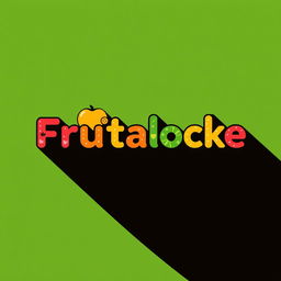 A vibrant and modern logo for 'Frutalocke', featuring a colorful fruit theme with a sleek, minimalist font