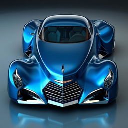 A futuristic supercar designed with the aesthetic fusion of a 1939 Chevrolet Coupe featuring a widebody design