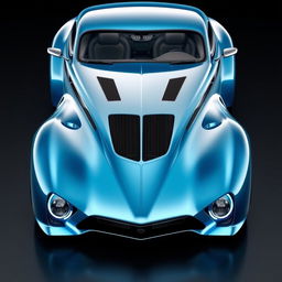 A futuristic supercar designed with the aesthetic fusion of a 1939 Chevrolet Coupe featuring a widebody design