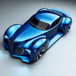 A futuristic supercar designed as a fusion of the 1939 Chevrolet Coupe with a widebody design