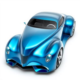 A futuristic supercar designed as a fusion of the 1939 Chevrolet Coupe with a widebody design