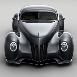 A sleek and innovative supercar fusing the classic essence of a 1939 Chevrolet Coupe with an avant-garde widebody design