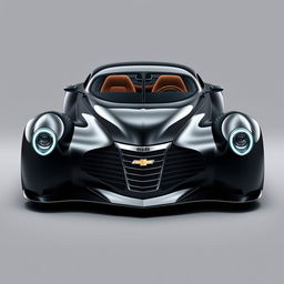 A cutting-edge supercar that artistically merges the iconic design elements of a 1939 Chevrolet Coupe with a contemporary widebody adaptation