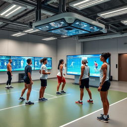 A futuristic AI system designed for test measurement and evaluation in physical education and sports