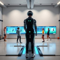 A futuristic AI system designed for test measurement and evaluation in physical education and sports