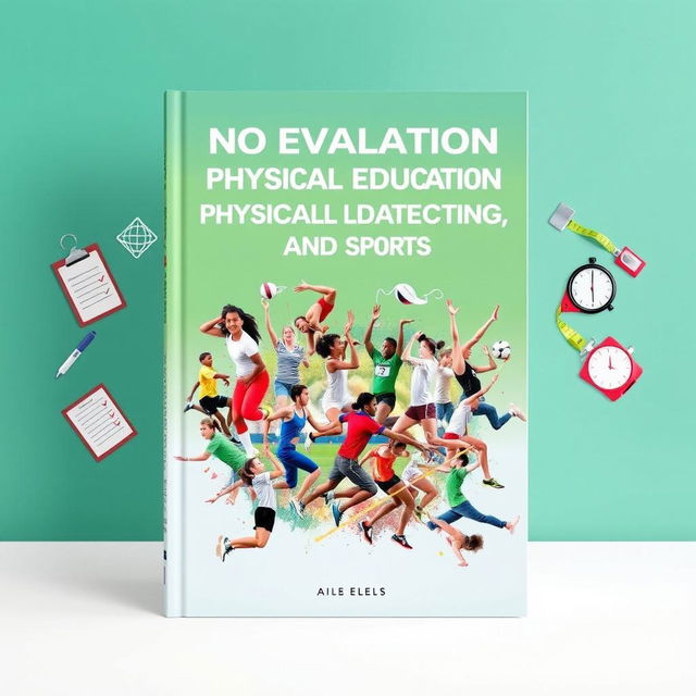 A captivating book cover for 'Test Measurement and Evaluation in Physical Education and Sports'