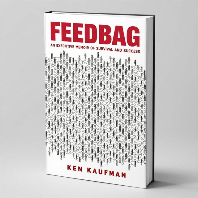 A book cover with the title "Feedbag" in bold red letters at the top