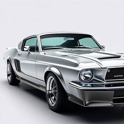 A 1967 Mustang Fastback reimagined with modern body lines and styling