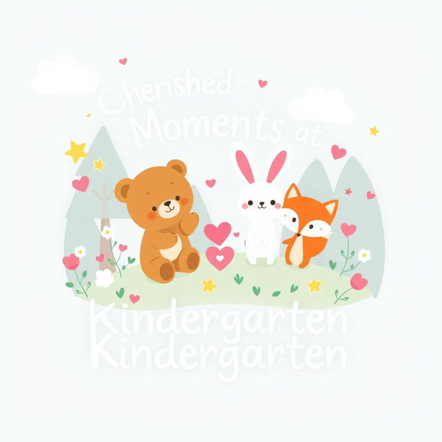 A fun and heartwarming t-shirt back design for kindergarten parents