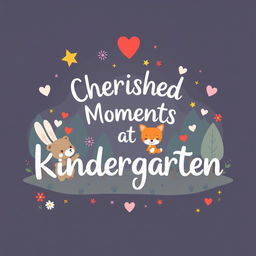 A fun and heartwarming t-shirt back design for kindergarten parents