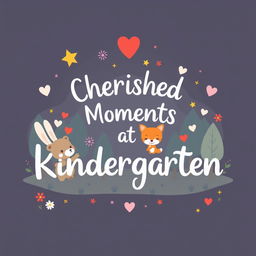 A fun and heartwarming t-shirt back design for kindergarten parents