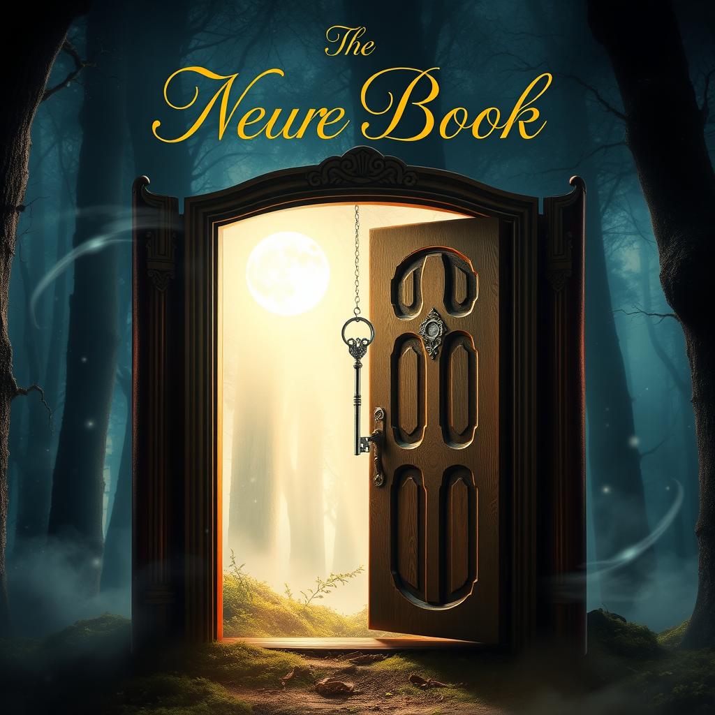 A captivating book cover featuring an intriguing blend of surreal and magical elements