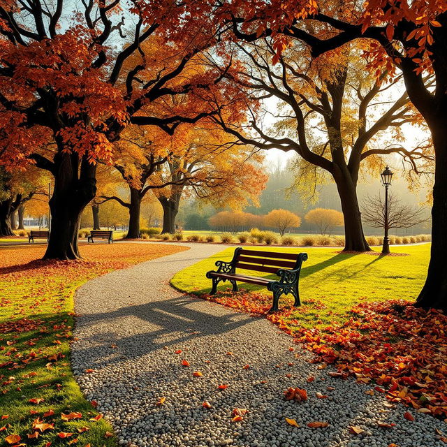 Capa de livro apresentando uma cena paisagística de outono, exalando nostalgia e tranquilidade