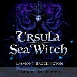 A striking book cover for "Ursula the Sea Witch," authored by Damont Brockington