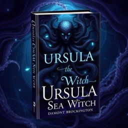 A striking book cover for "Ursula the Sea Witch," authored by Damont Brockington